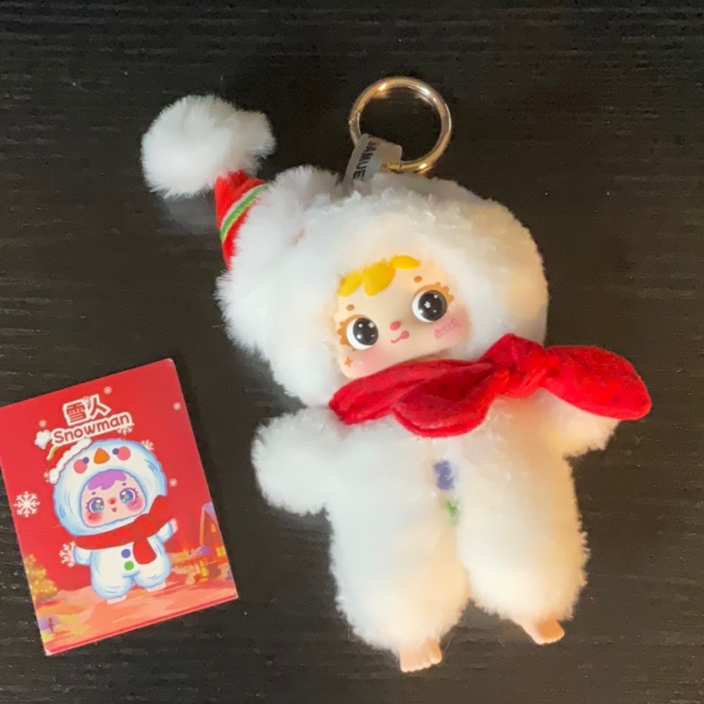 FREE GIVEAWAY!  Samuel - Christmas Good Night Song - SNOWMAN Plush Keychain